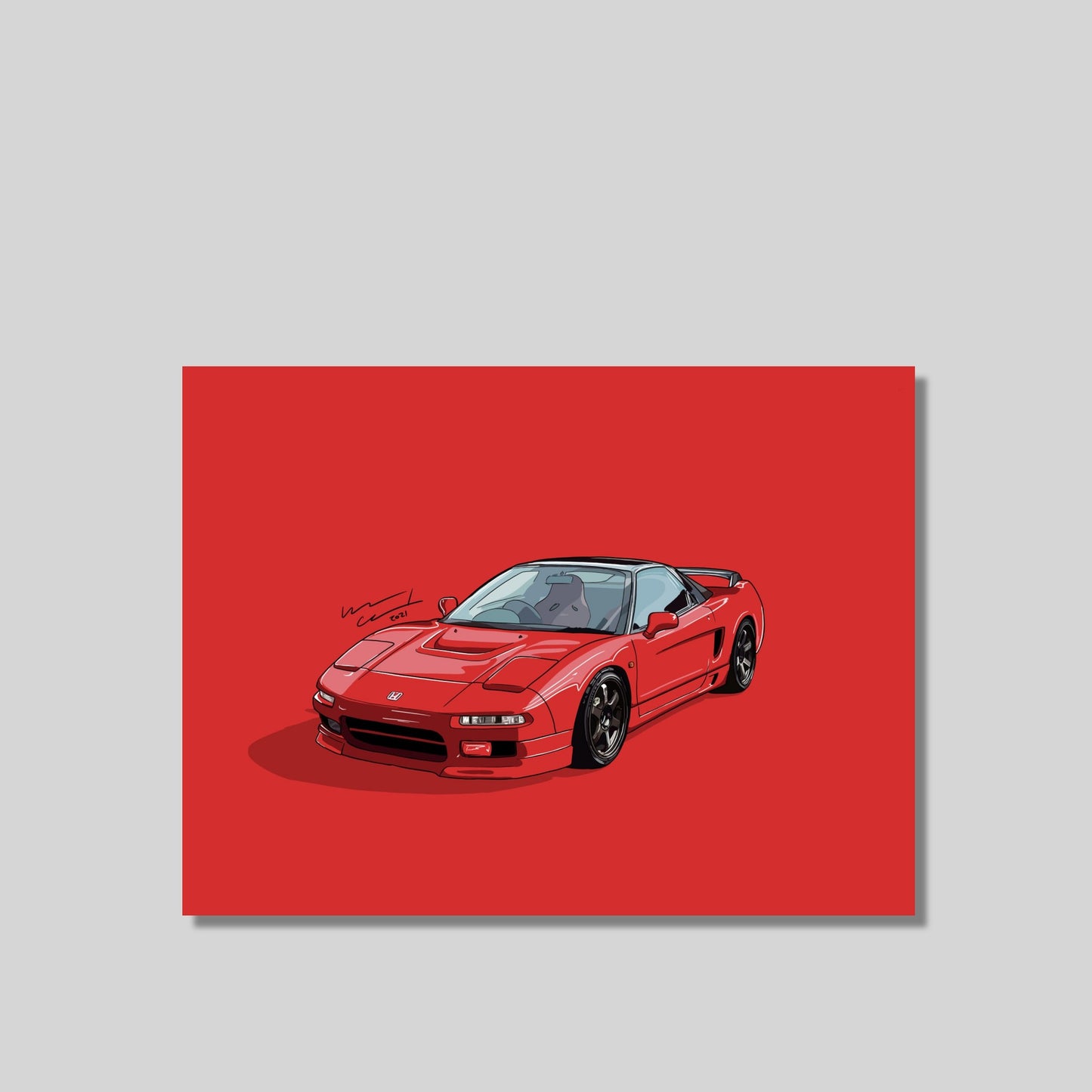 1991 Honda NSX Poster