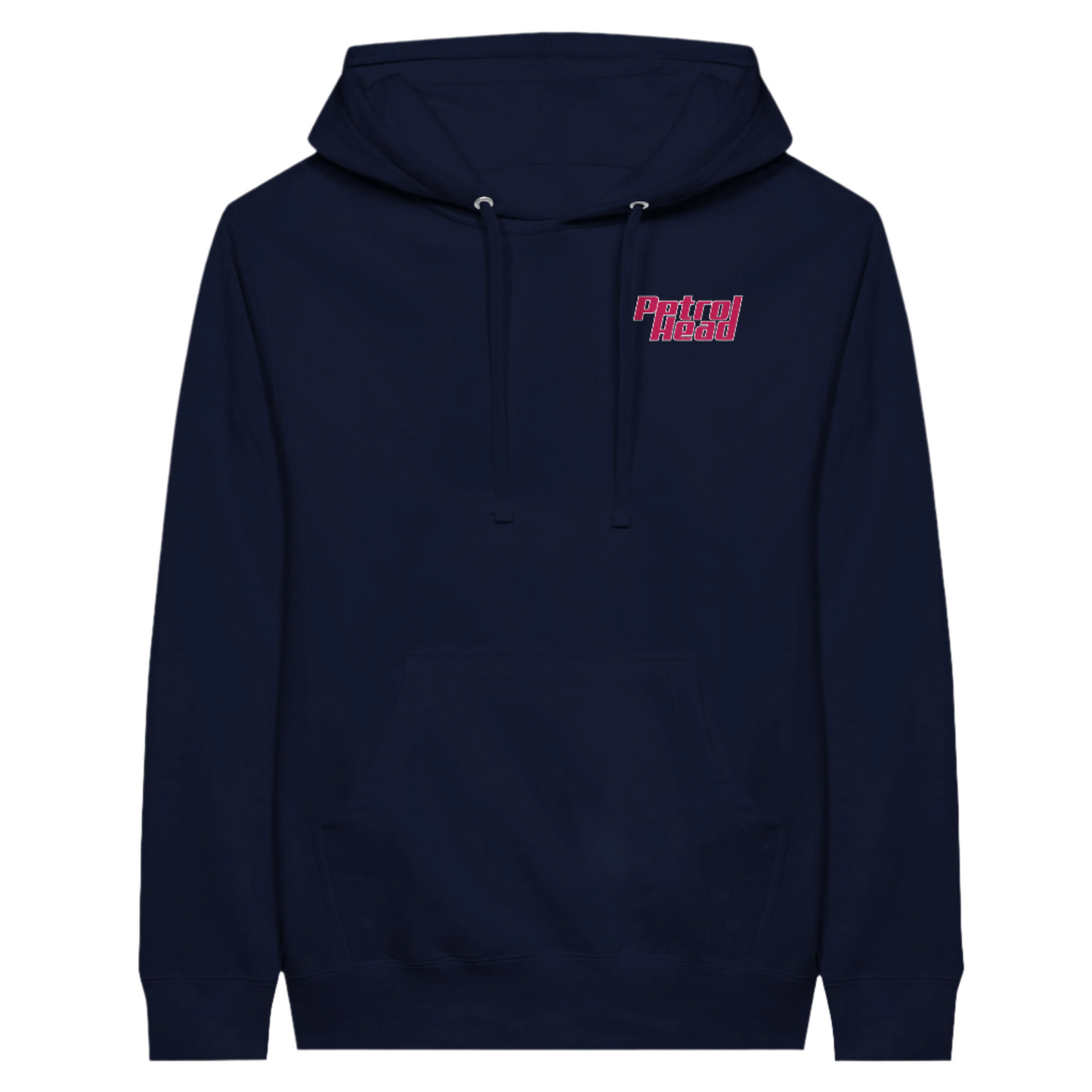 Nürburgring Lap Times Hoodie for Racing Enthusiasts navy blue front