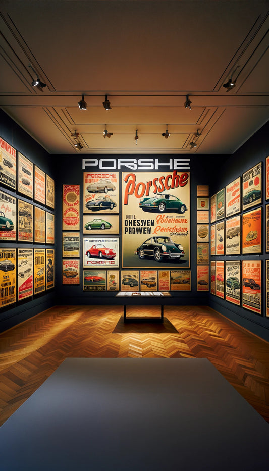 The Timeless Appeal of Porsche Advertising Posters