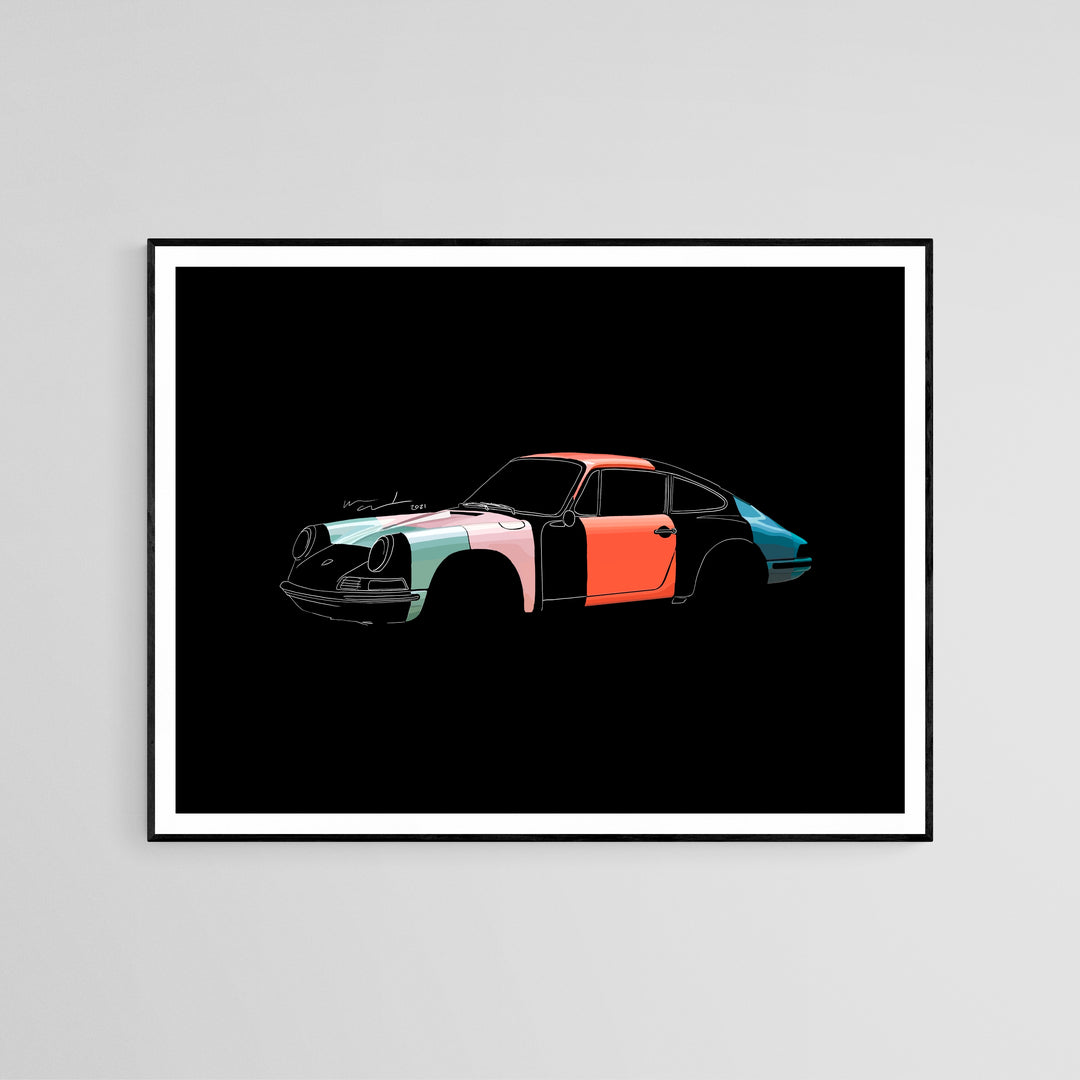 Porsche Wall Art: A Fusion of Automotive History and Aesthetic Excellence
