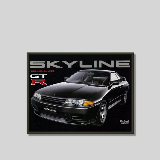Nissan Skyline GT-R R32 Poster Framed